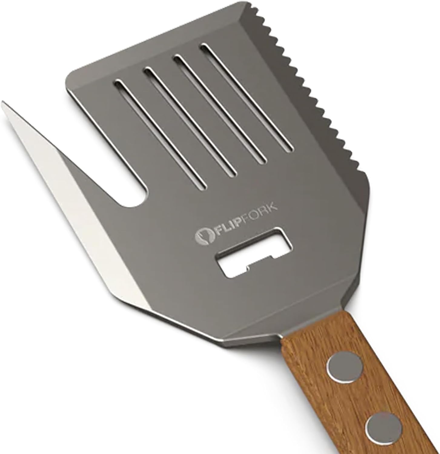FlipFork Boss 5-in-1 Grill Spatula with Knife and Fork